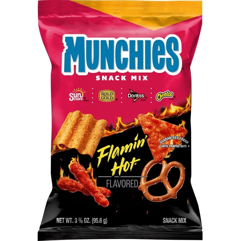 FRITOLAY MUNCHIES SNACK MIX FLAMIN HOT 3 OZ