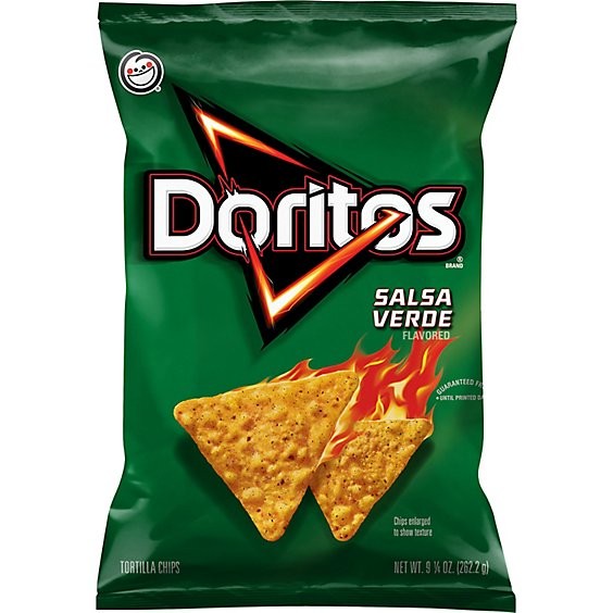 DORITOS SALSA VERDE TORTILLA CHIPS 262.2 GM