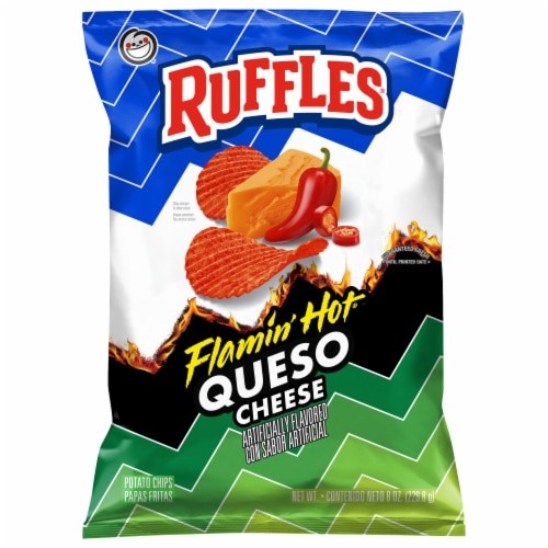 RUFFLES QUESO CHEESE 8 OZ