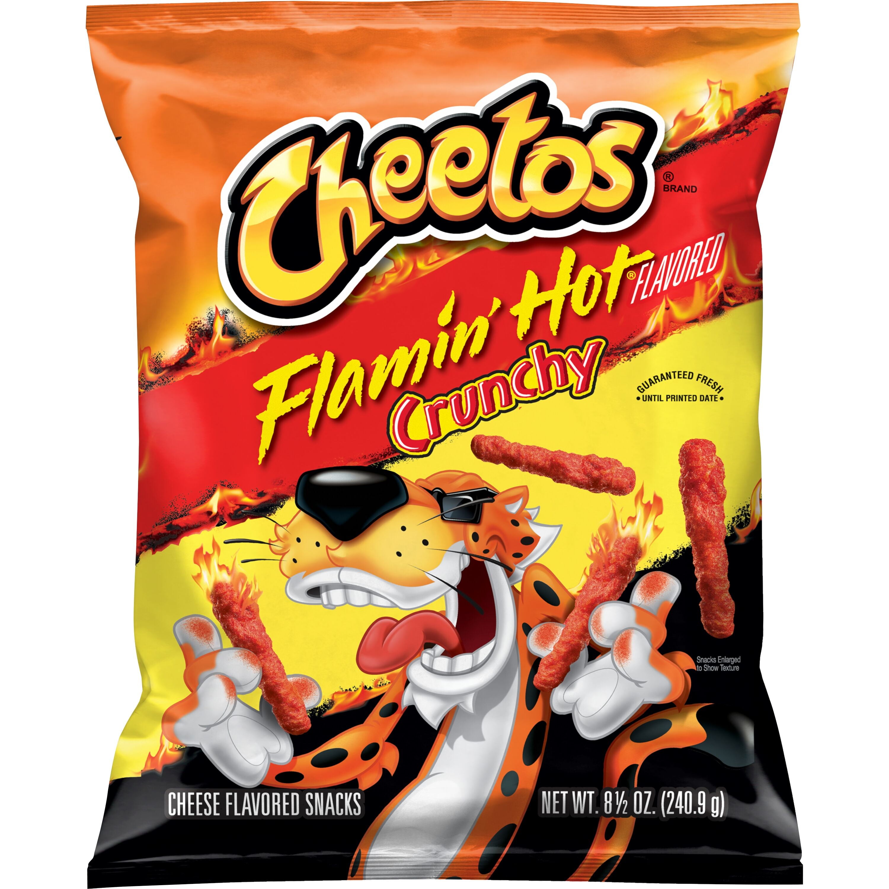 CHEETOS CRUNCHY HOT 8.5 OZ