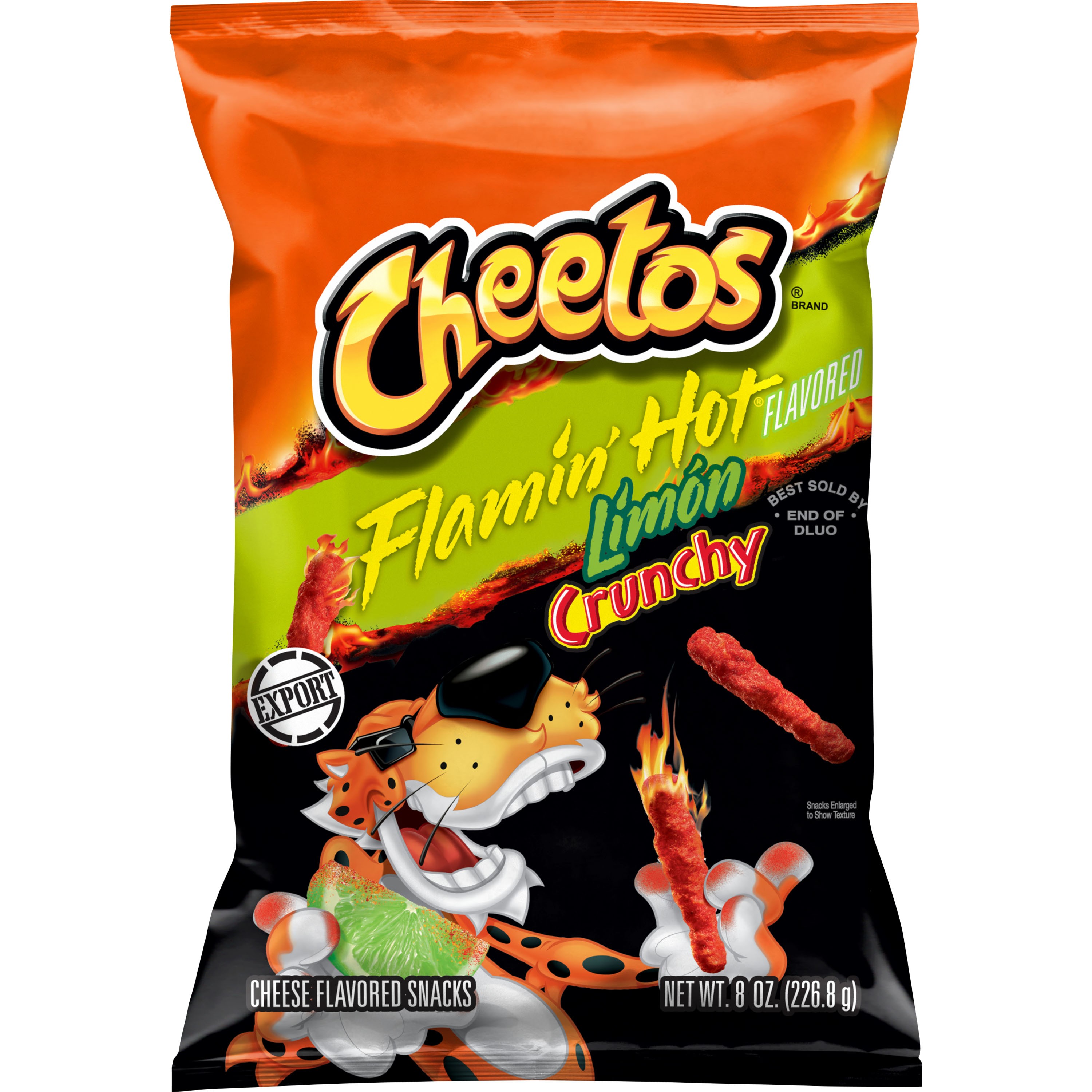 Cheetos Crunchy Flamin Hot Limon 240 Gm