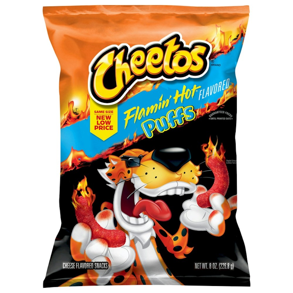 Hot Cheetos Puffs Flamin' Hot Flavored Cheese Snacks (8 Oz) 8 OZ