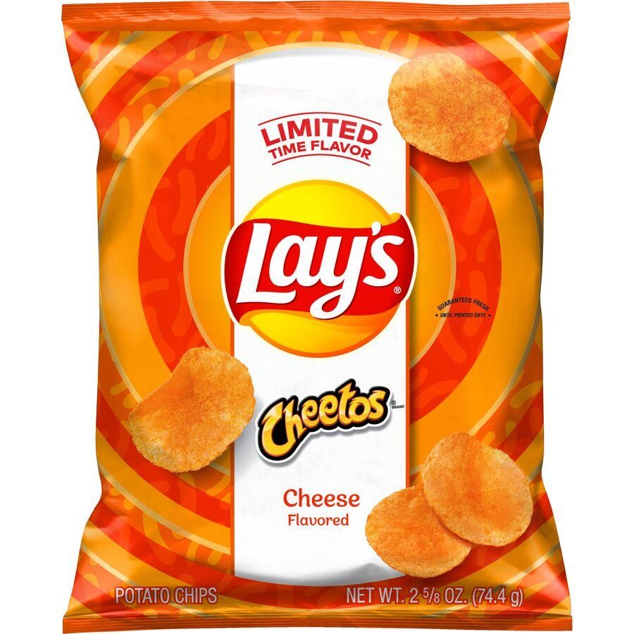 LAYS CHEETOS CHEESE FLAVORED 74.4 OZ