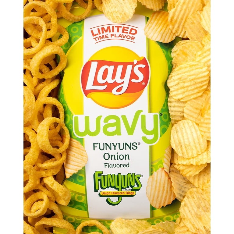LAYS WAVY FUNYUNS ONION FLAVORED CHIPS 74.4 OZ