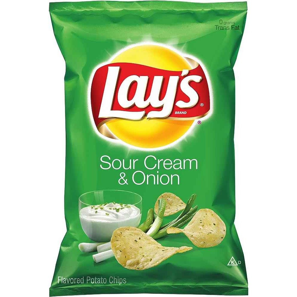 Lays Sour Cream N Onion 9.5 OZ