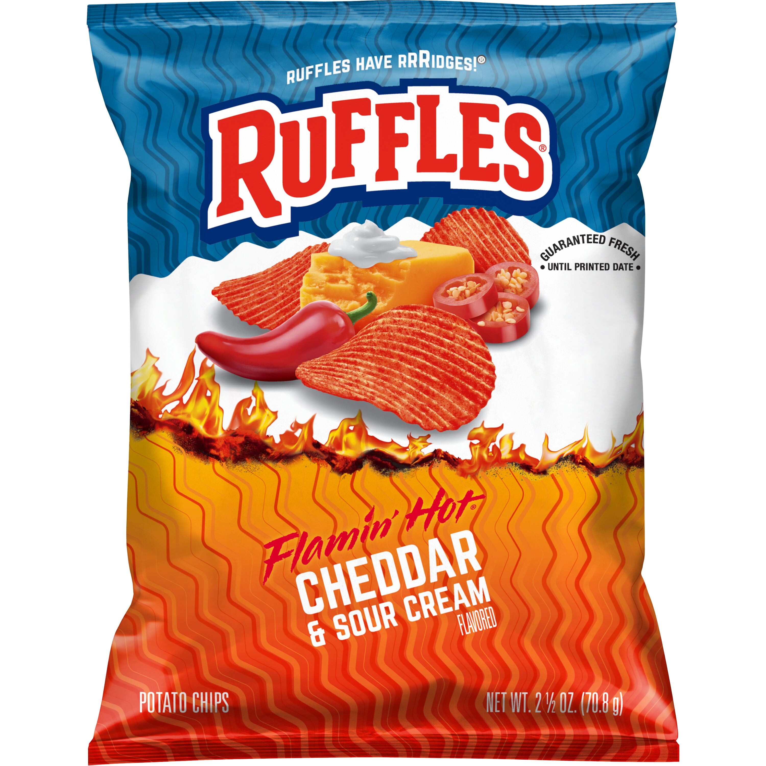 RUFFLES CHEDDAR & SOUR CREAM HOT 70.8 GM