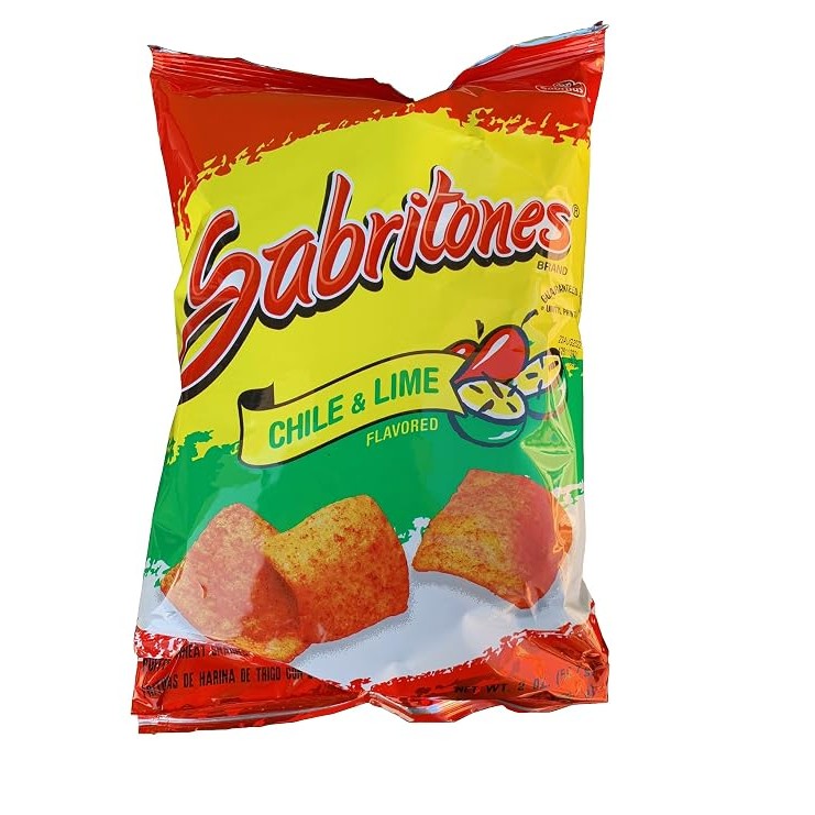 Sabritones Chilli & Lime Puffed Wheat Snacks 4 Oz
