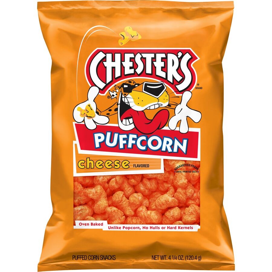 CHESTERS PUFFCORN CHEESE FLAVORED 120.4 GM