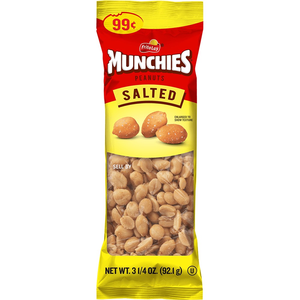 MUNCHIES PEANUTS SALTED 1 PACK