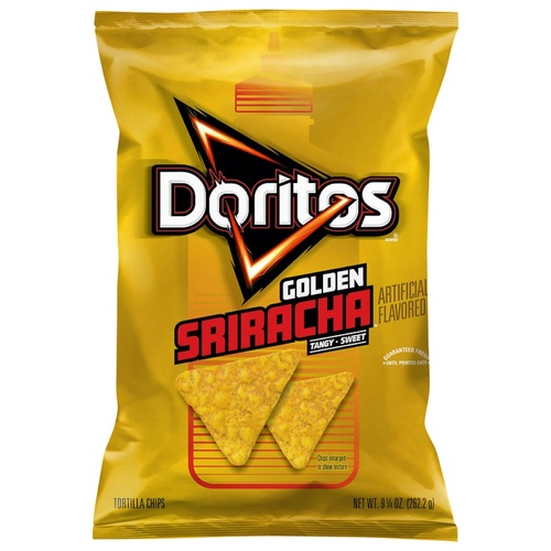 DORITOS TANGY GOLDEN SRIRACHA            9.25 OZ