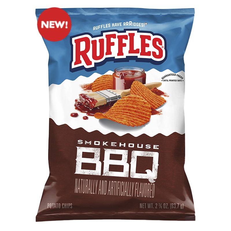 RUFFLES SMOKEHOUSE BBQ 2.5 OZ
