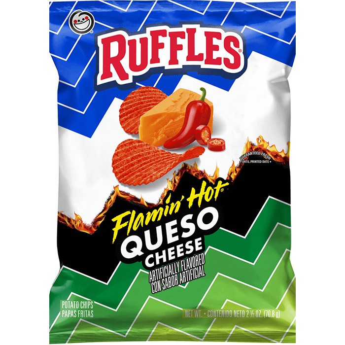 RUFFLES FLAMIN HOT 2.5 OZ