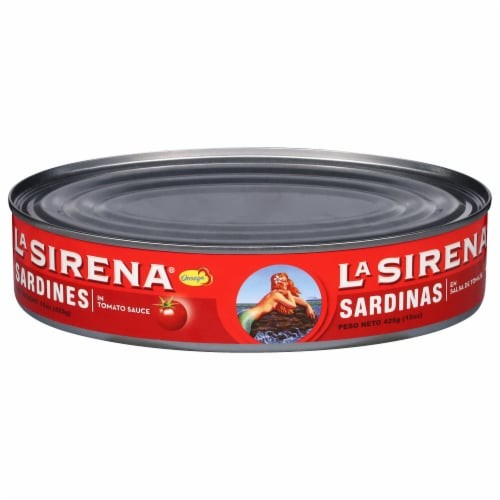 La Sirena Sardines In Tomato Sauce Oval Can 15 OZ