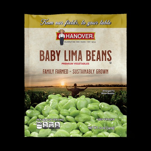 HANOVER BABY LIMAS 12 OZ