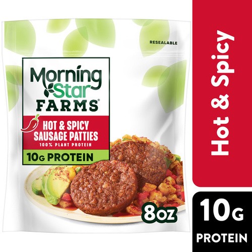 MORN SPICY SAUSAGE P 8 OZ
