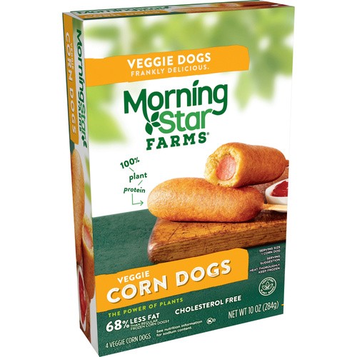 MORN VEGGIE CORN DOG 10 OZ