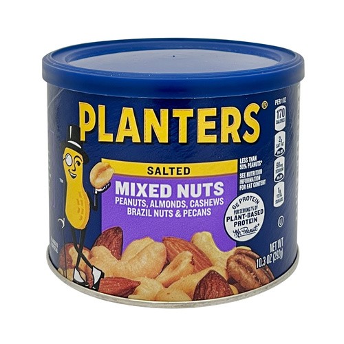 PLANTERS SALTED MIXED NUTS 10.3 OZ