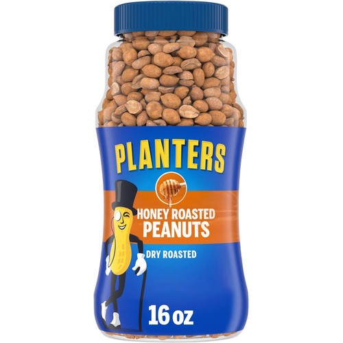 PLANTERS HONEY ROAST PEANUTS 16 OZ