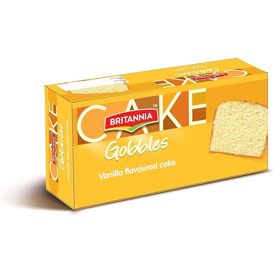 Britannia Gobbles Vanilla Cake 0.55 LBS