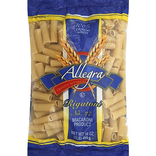 Allegra Rigatoni 16 OZ