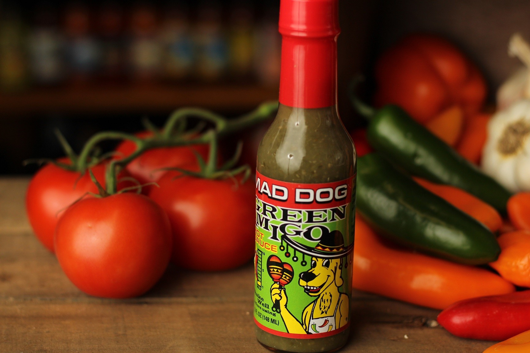MAD DOG   GREEN AMIGO HOT SAUCE 0.31 Lbs