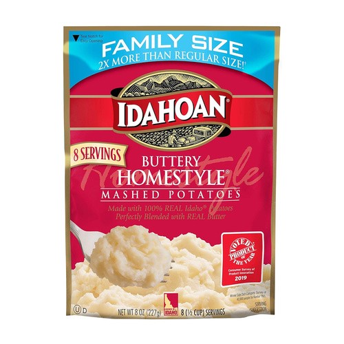 IDAHOAN BUTTERY HMST MASHED POTATOES 8 OZ