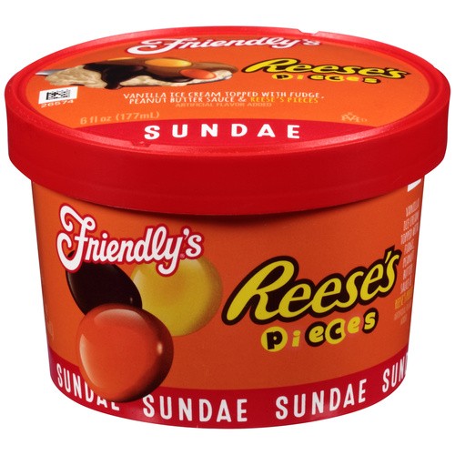FRIENDLY SNDAE REESE 6 OZ