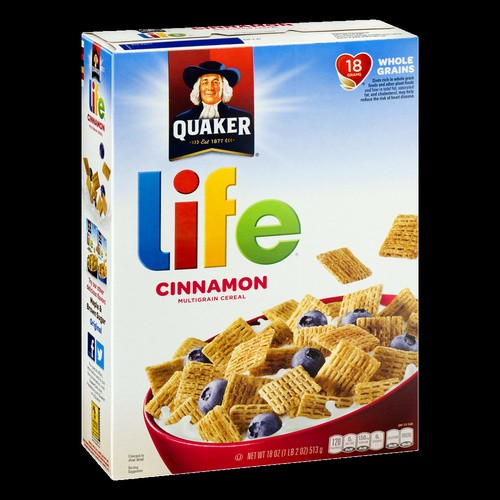 QUAKER LIFE CINNAMON CEREAL 18 OZ