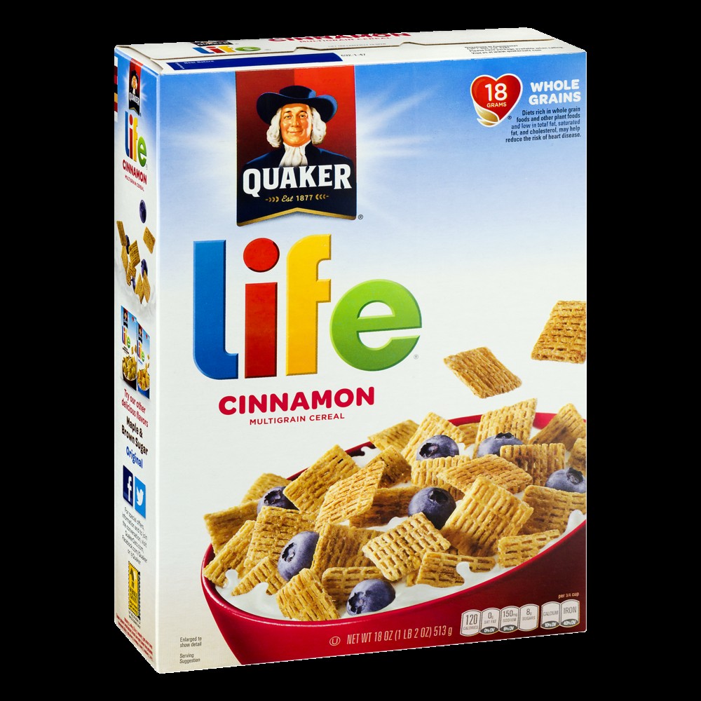 Quaker Life Cinnamon Cereal 13 OZ