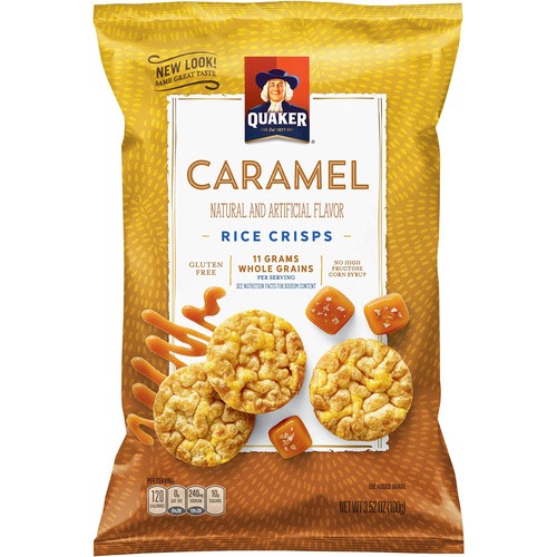 QUAK RICE SNACK CARM 3.52 OZ