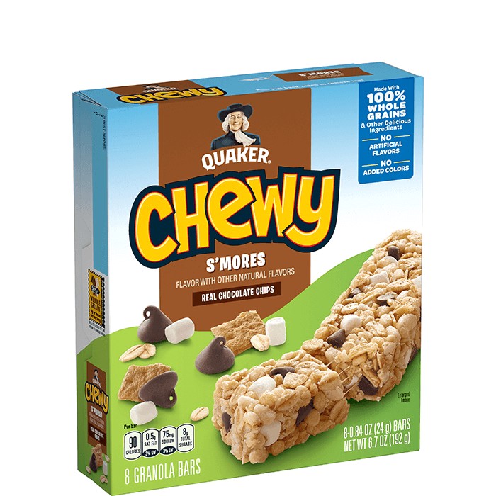 QUAKER CHEWY LF SMORES BARS              6.7 OZ