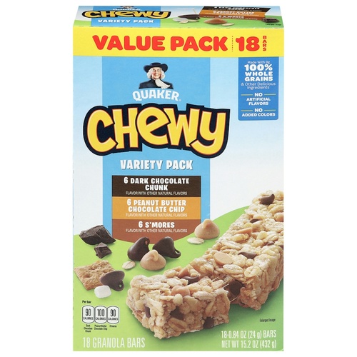 QUAKER CHEWY VARIETY                     1 OZ