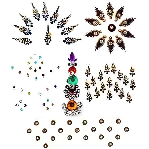 FANCY/ DESIGN/ COLORFUL BINDI 1 Each