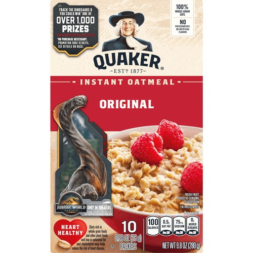 QUAKER INSTANT OATMEAL ORIGINAL 10 COUNT