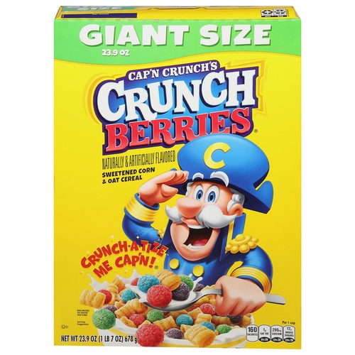 CAP'N CRUNCH BERRIES                     1 OZ