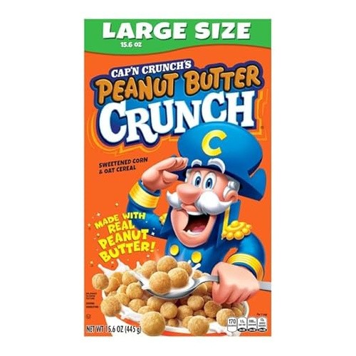 CAP'N CRUNCH PEANUT BUTTER CRUNCH 15.6 OZ