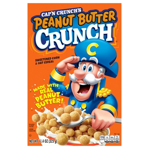 QUAKER CAPN CRUNCH PEANUT BUTTER         11.4 OZ