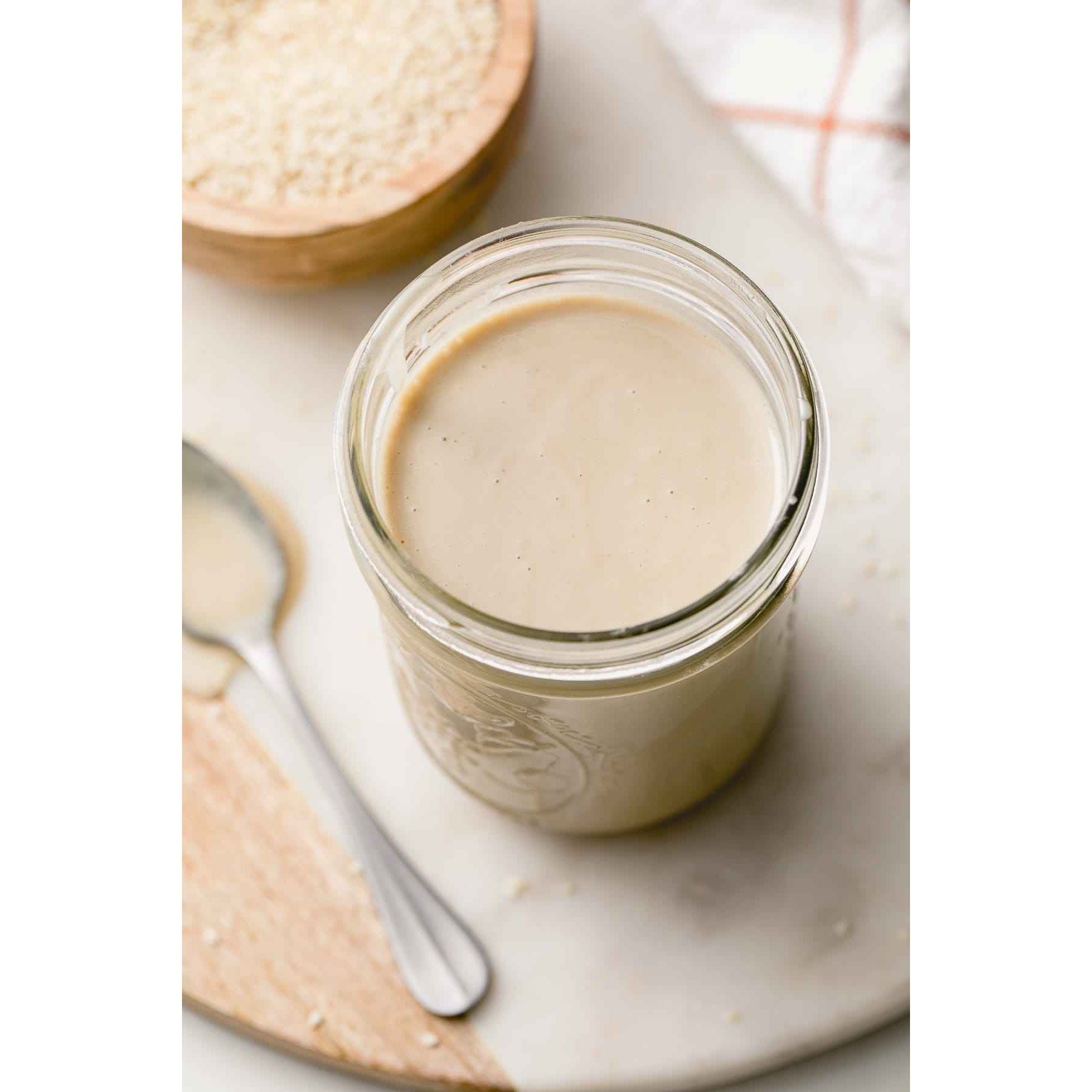 KALUSTYANS TAHINI CREAMY PUREE OF HULLED SESAME PASTE 0.5 Lbs