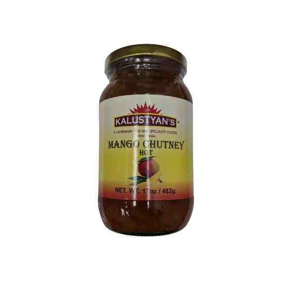 KALUSTYANS MANGO CHUTNEY HOT 1.25 Lbs