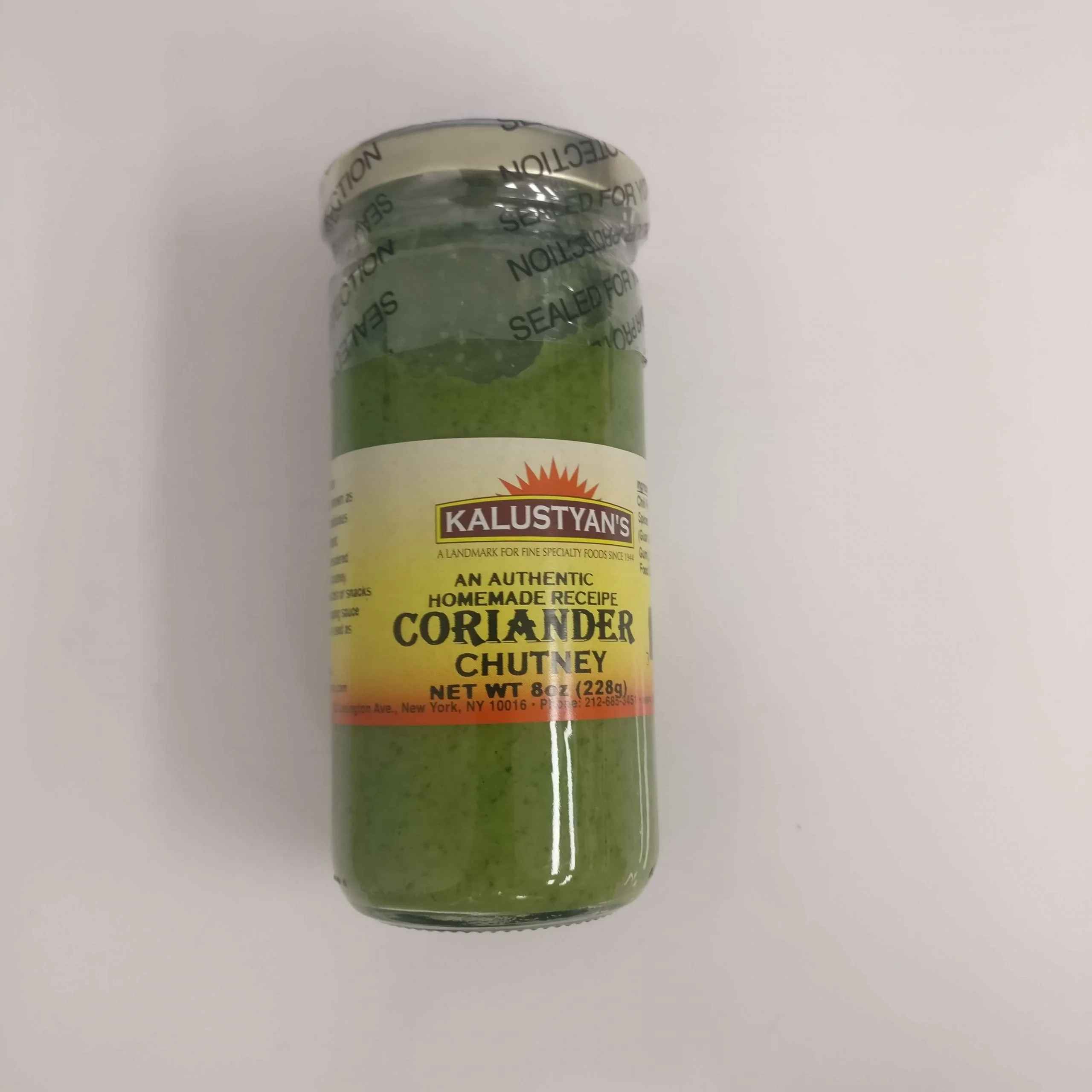 KALUSTYANS CORIANDER CHUTNEY 1.63 Lbs