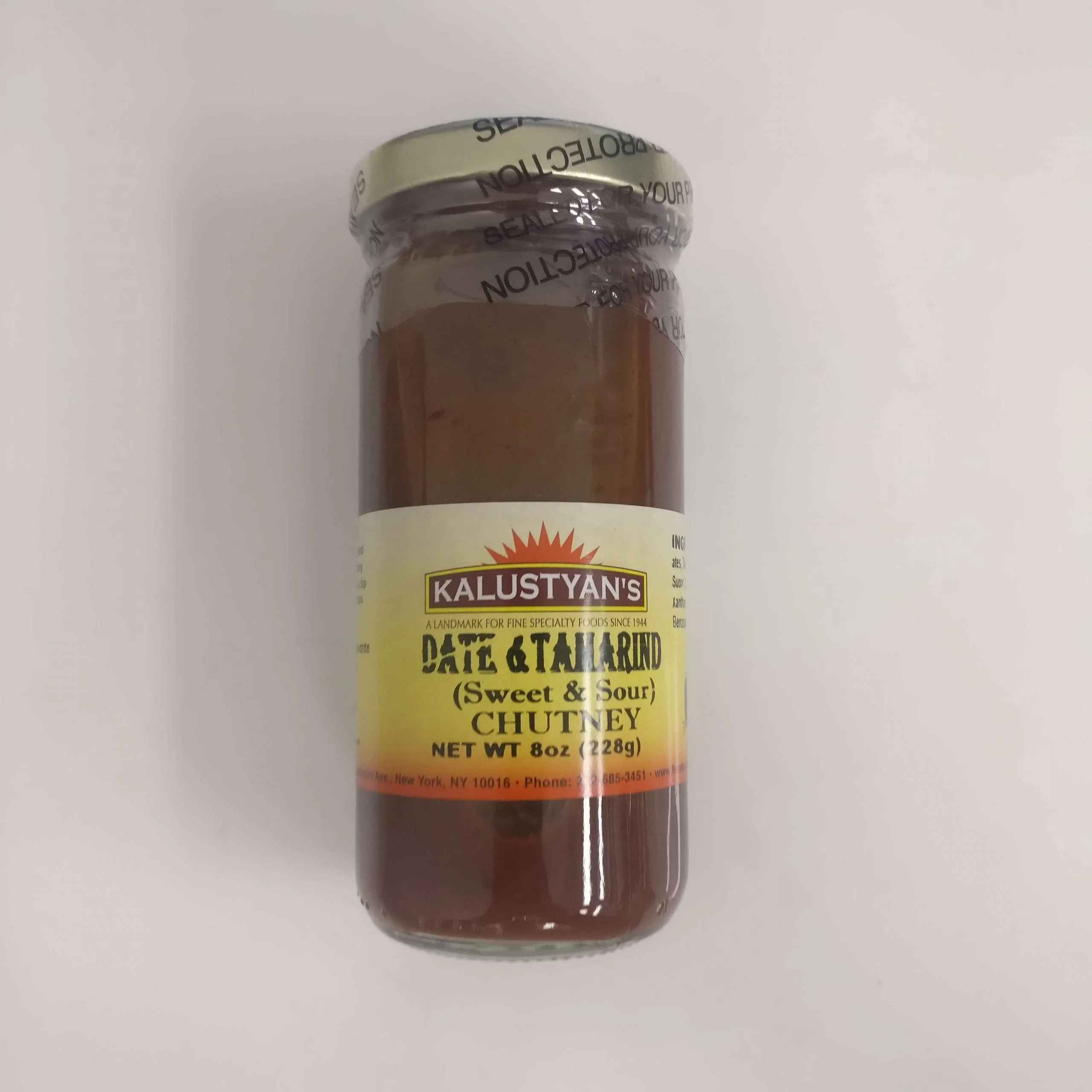 KALUSTYANS DATE TAMARIND SWEET SOUR CHUTNEY 0.5 Lbs
