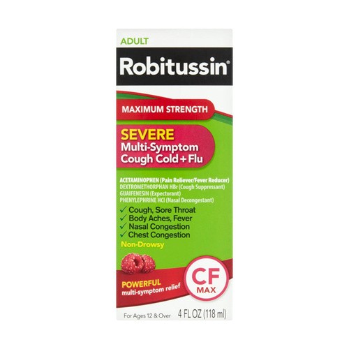 ROBITUSSIN ADULTO CF SEVERE MULTI SYMTO 4 OZ