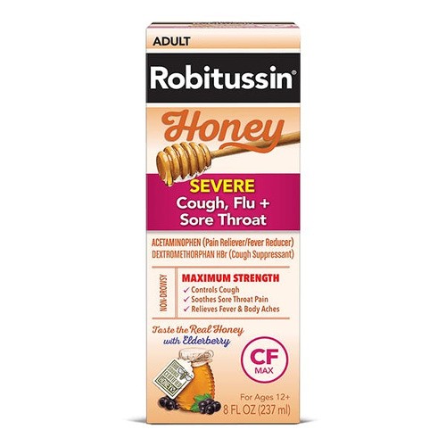 ROBITUSSIN CF MAX SEVERE COUGH FHU HONEY 4 OZ