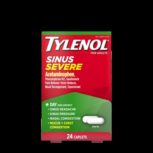 TYLENOL SNUS SEV CNG 24 COUNT