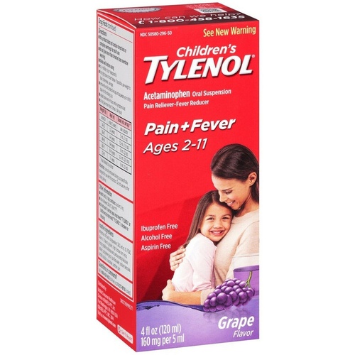 TYLENOL CHLD FVR GRP                     4 OZ