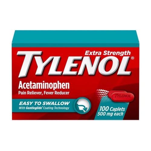 TYLENOL EXTRA STR CA 100 COUNT