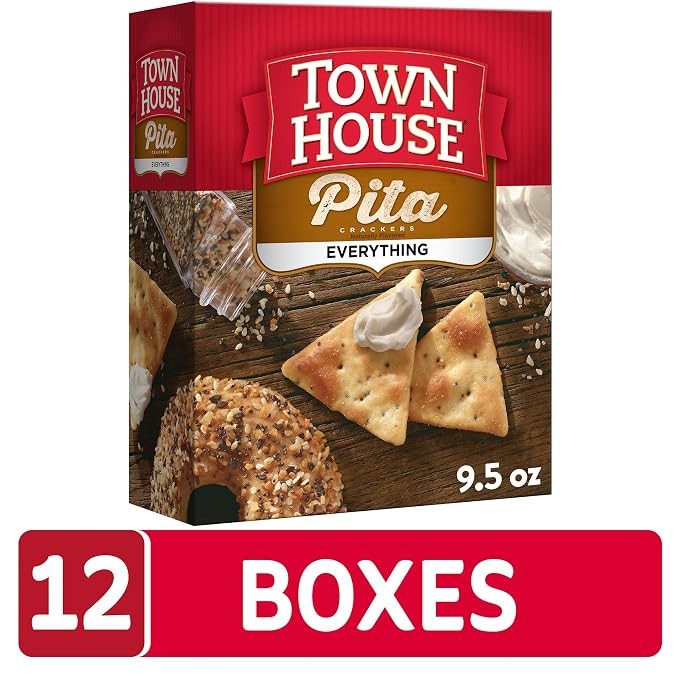 TOWN HOUSE PITA CRKR EVERYTHNG 1 PACK