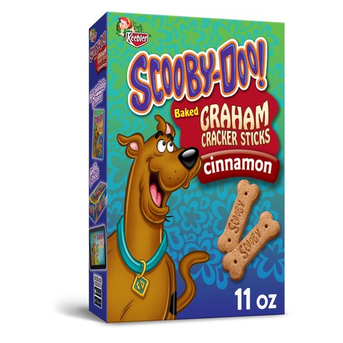 SCOOBY DOO! CINNAMON GRAHAM CRACKERS 11 OZ