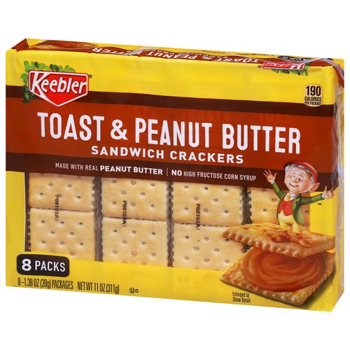 KEEBLER TST&PB SW CKR                    8 COUNT