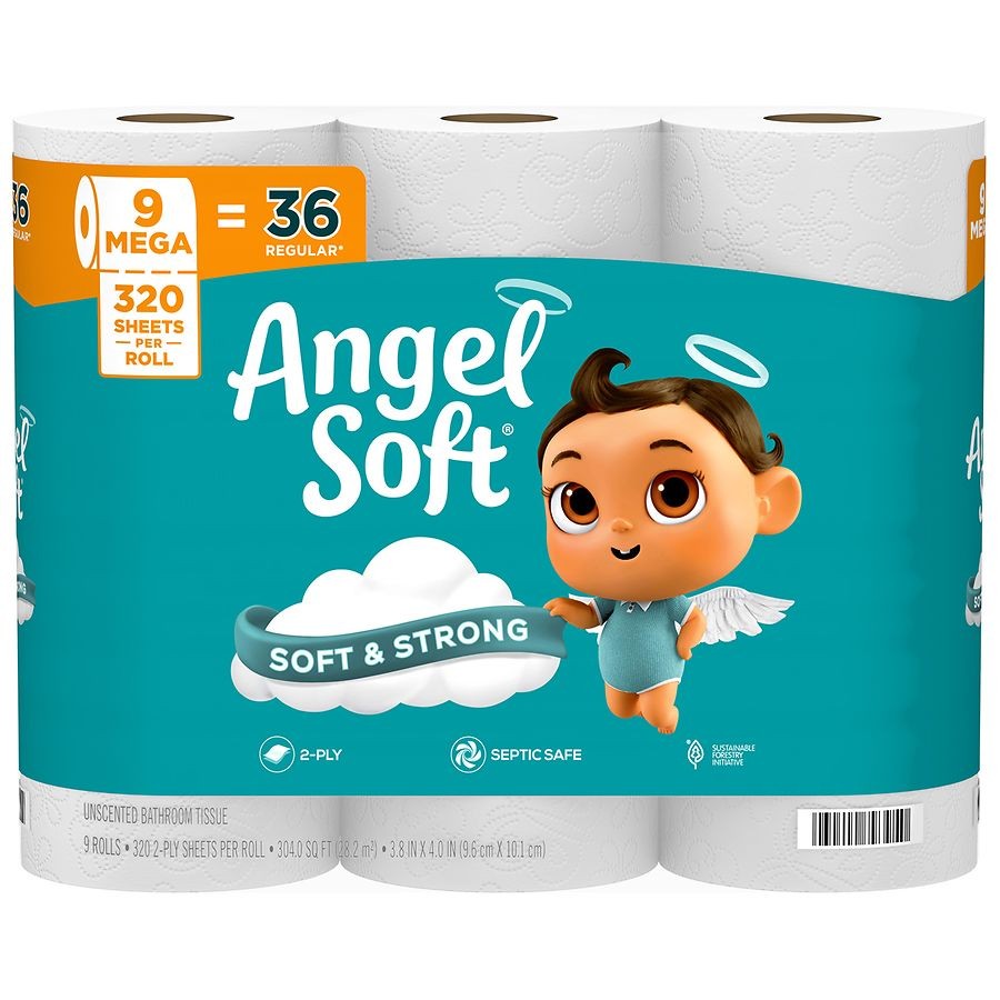 SOFT MEGA ROLL BATH TISSUE 12 PCS